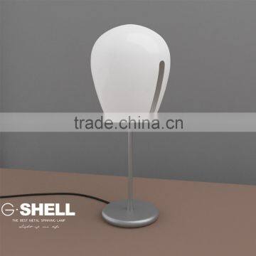 Elegant Fabric Egg Shade Cafe Led Economic Table Lamp