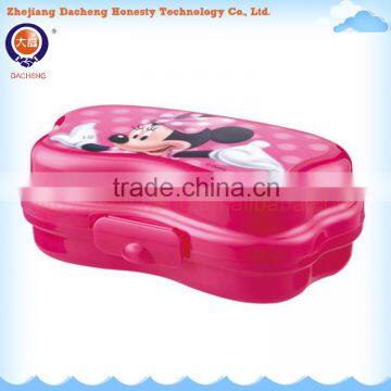 Food Grade Korea Lunch Box, Cheap 3D Lenticular Printing Hot Lunch Box