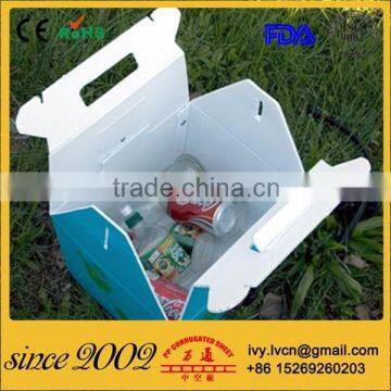 Food Packaging Recyclable Collapsible Coroplast Box