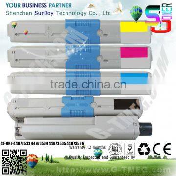 New Compatible for oki Toner cartridge 44973533 44973534 44973535 44973536