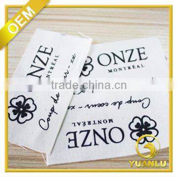 clothes label printing custom logo brand woven label