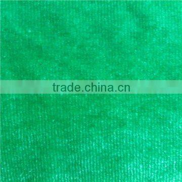 spandex shinny nice knitted korean velvet for garmants fabric