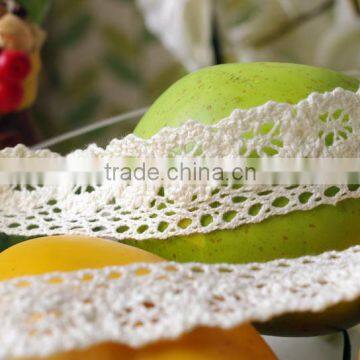 White Cotton Lace Ribbon Address Acceory C250111 photo-3