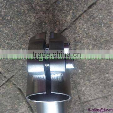 Titanium Tandem Bicycle Stem Custom Titanium Bike Stems for Road Mountain Tandem Bikes XACD Titanium Bike Stem in China photo-4