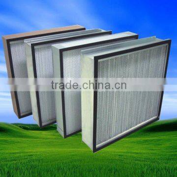 JOWELL &High efficiency deep pleated seperator Deep-pleated Air Purifier H13 HEPA Filter