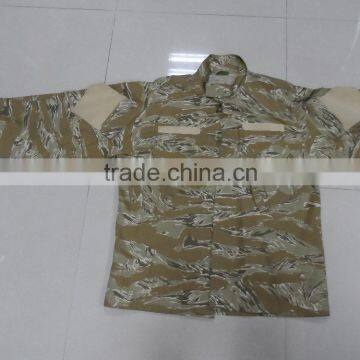 Custom cotton polyester twill khaki camouflage lybra army ACU uniform clothing