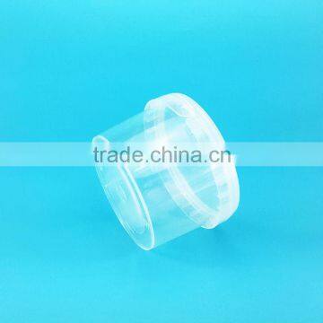 Plastic Bowls With Lid Disposable Round Clear PP Plastic Bowl