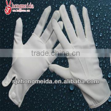 polyester nylon cotton satin white/black/color glove