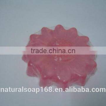 Natural Handmade Sunflower Transparent Hotel Bath Beauty Soap 40g