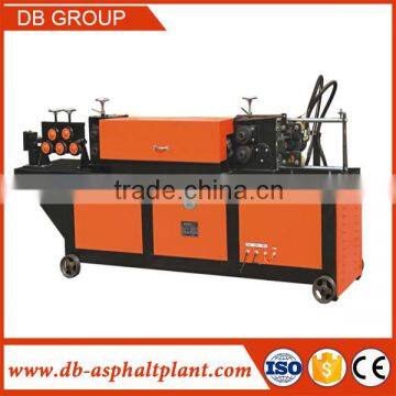 rebar steel tube pipe straightening and cutting machine