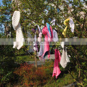 Comma Double Layers Comfortable Minky Colorful Dot Toddler Minky Blanket