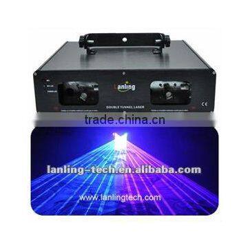 Double lens Rose Cyan dj laser stage lighting