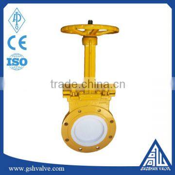 ceramic abrasion resistance knife gate valve