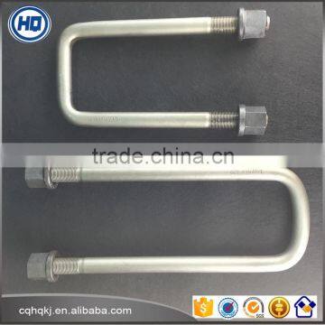 SGS/ISO Certificate 40Cr Zinc Plated Customized U Bolt Clamp Made in China