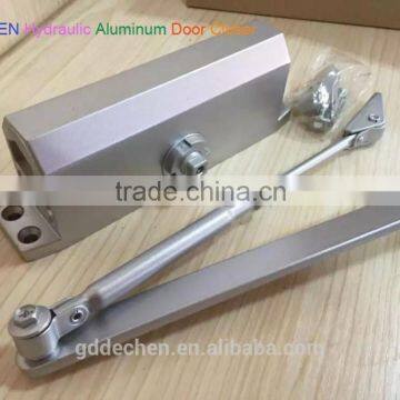 Chain Supplier Hot Sale Aluminum Alloy Materail Door Closer Sliver Door Closer