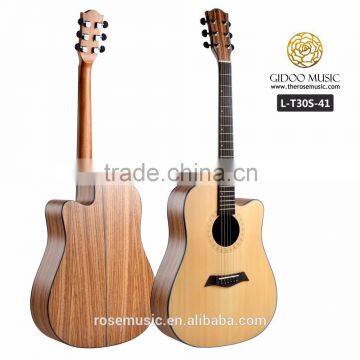 global musical instrument 41" solid body acoustic guitar Deviser T30S41