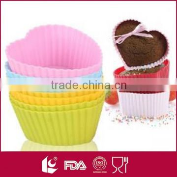 Reusable silicone baking cup cake / cupcake liners