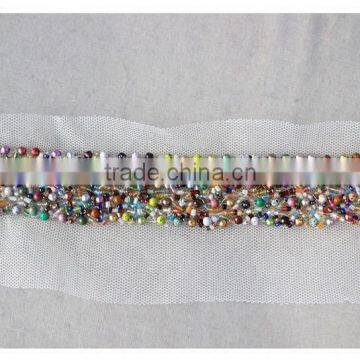 2016 New Arrival Handmade Mutilcolor Pearl Beads Trimming for Casual Garments Decoration photo-4