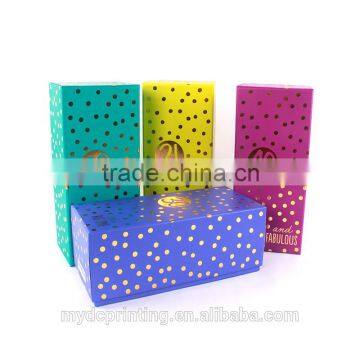 Promotional Custom Gift Packaging Box Hot Foil Paper Boxes photo-6