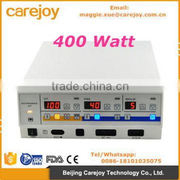 CE certified 400 Watt High frequency Electrosurgical Unit /Diathermy/Cautery machine/ESU