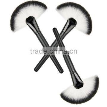 Black Handle Single Fan Powder Brush Make up Brush Wholesale photo-6
