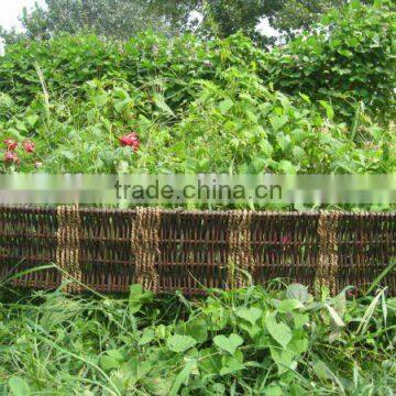 Garden decoration natural willow border/ willow planter