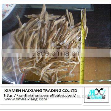 Dried silver sillago fillet fish