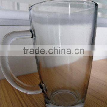 350ml glass shot coffee mugs with handle