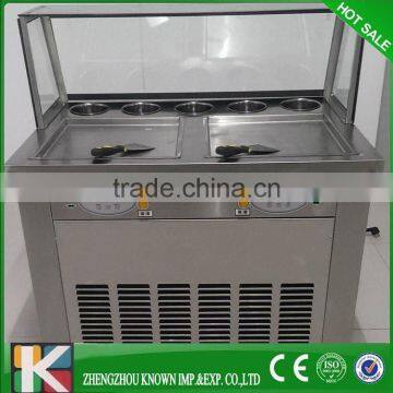 Square Fried Ice Cream Pan Ice Cream Machine 110V /220V