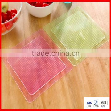 Eco-friendly, food grade ,silicone cling film for food