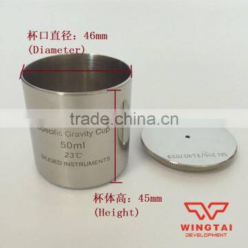 Stainless Steel Density Measuring Cup