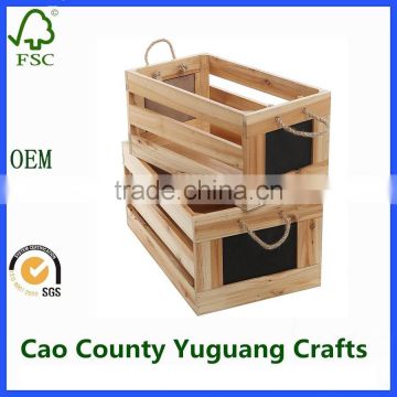 wooden chalkboard crates wooden shipping crates for sale