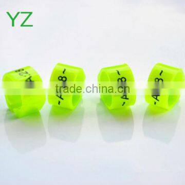 Poultry Numeric Rings Birds Rings Plastic Pigeon Rings 8mm Indiam