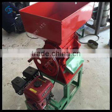 Gasoline engine coffee bean pulper machine, coffee peeler machine, coffee bean huller machine