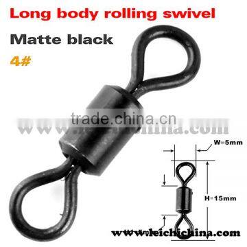 carp fishing long body rolling swivels with eyes