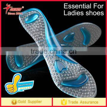 2017 trending product Massaging Gel Insoles For ladies shoes