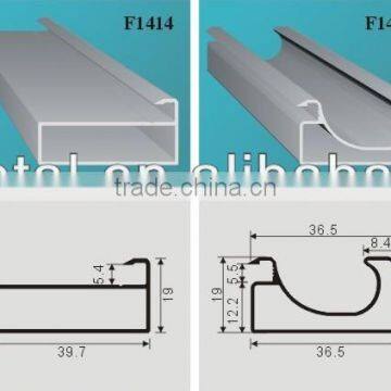 Aluminum frame for wardrobe sliding door