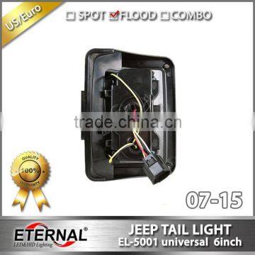 Jeep JK 07-16 Led Tail Light Reverse Day Time Running Brake Signal Light Clear Red Amber Rear Light photo-3