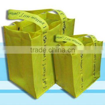Yellow Non-woven Fabric Pretty Wine Gift Bag