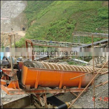 Spiral gold ore washing machine