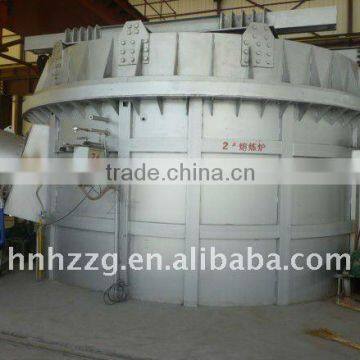 Melting furnace for aluminum casting machine