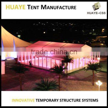 Beautiful fancy party tent large wedding marquee tent event tent with curtain and lights for sale