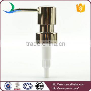 Wholesale plastic fashion bright nickel lotion pump