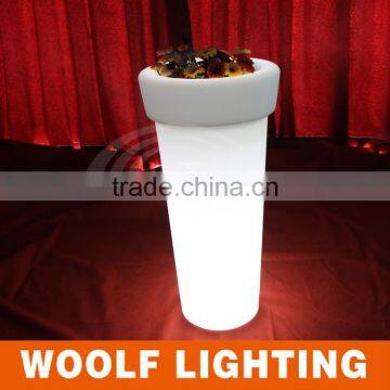 commercial led lighted planters pots