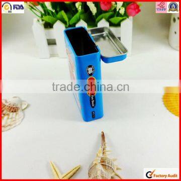 High Quality Rectangle Hinge Coffee Tin Box photo-3