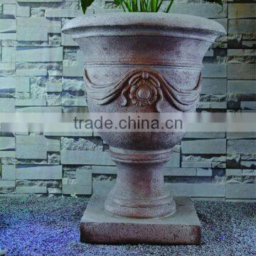 Classical Resin Garden Flower Pot Sculpture