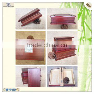 Large Solid Red Painted Office File Storage Chest Box