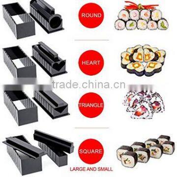 Sushi Making Kit With Rice Press Mold Set. Various Shapes Sizes-Round Mickey Mouse Ears-Perfect Roll Maker Tools photo-2