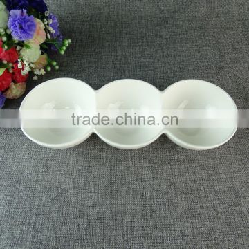 stock white ceramic hot sell dish up bowls