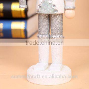 Wooden White Soldier Nutcracker Trendy Christmas Gifts photo-6